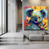 Paint by Numbers Koala Bear Painting with Flowers